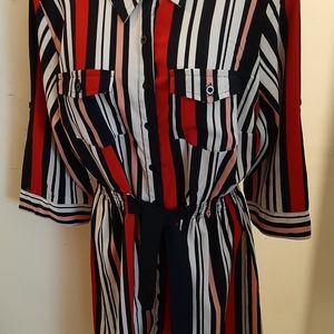 Millennium Multicolored Striped Dress